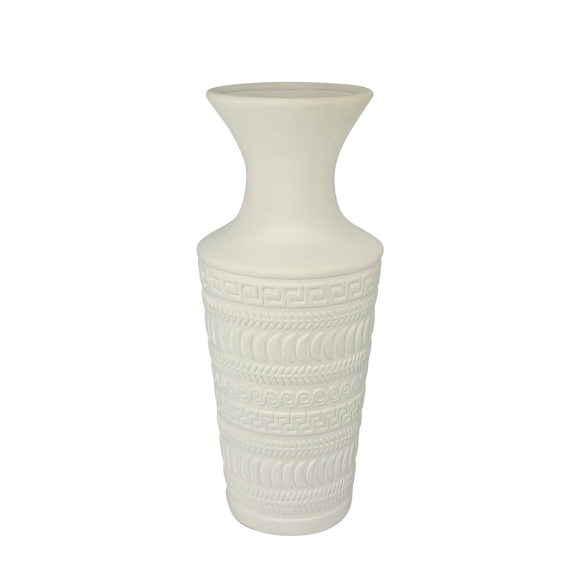 Jonathan Adler x Michaels 14.25" DIY Embossed Greek Key Ceramic Cuff Vase